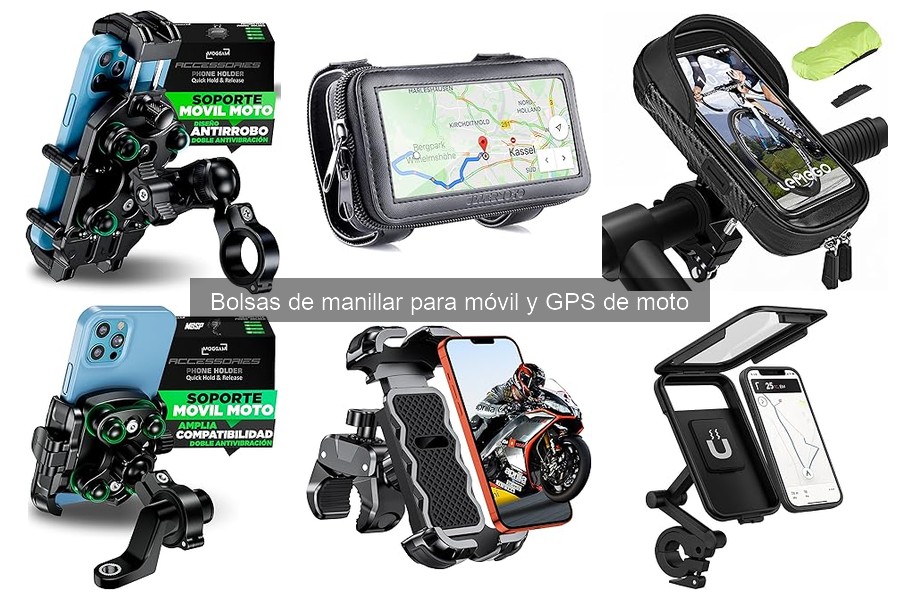 Tipos de bolsas de manillar para moto y sus usos