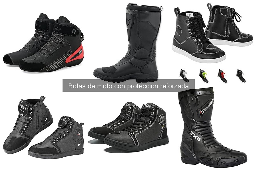 Tipos de botas de moto con protección reforzada