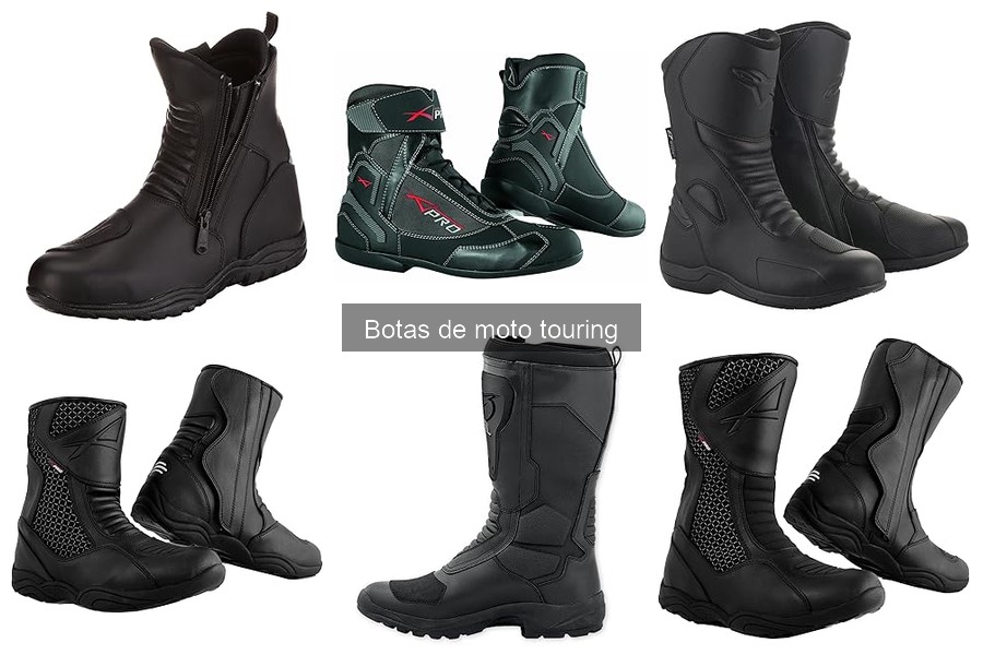 Tipos de botas de moto touring y sus características