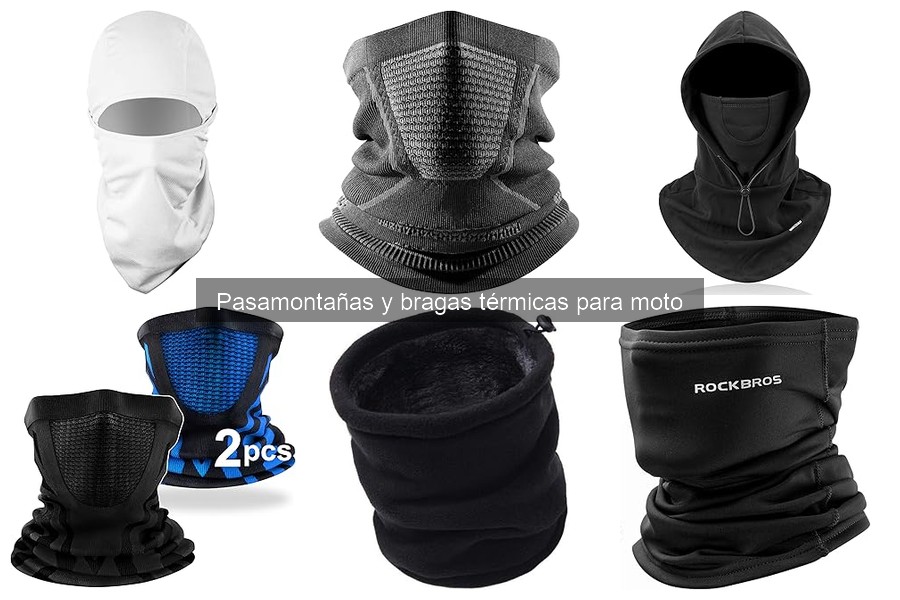 Tipos de bragas térmicas para moto: estilos y usos