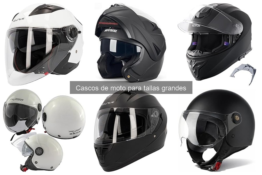 Tipos de Casco de Moto para Tallas Grandes: Guía Completa