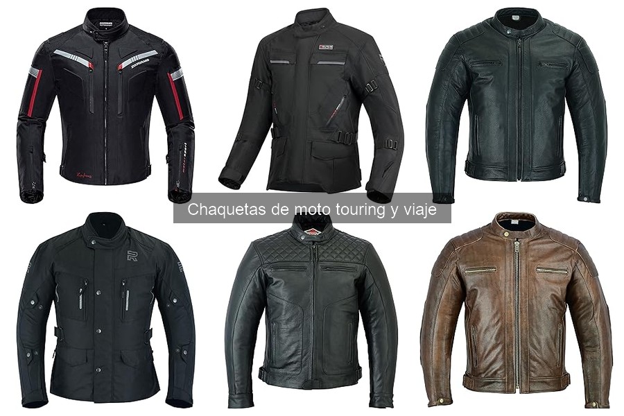 Tipos de chaquetas de moto para viajes largos: guía completa