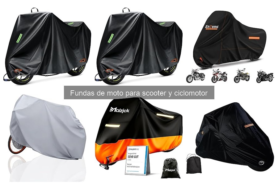 ** Tipos de fundas de moto para scooter y ciclomotor