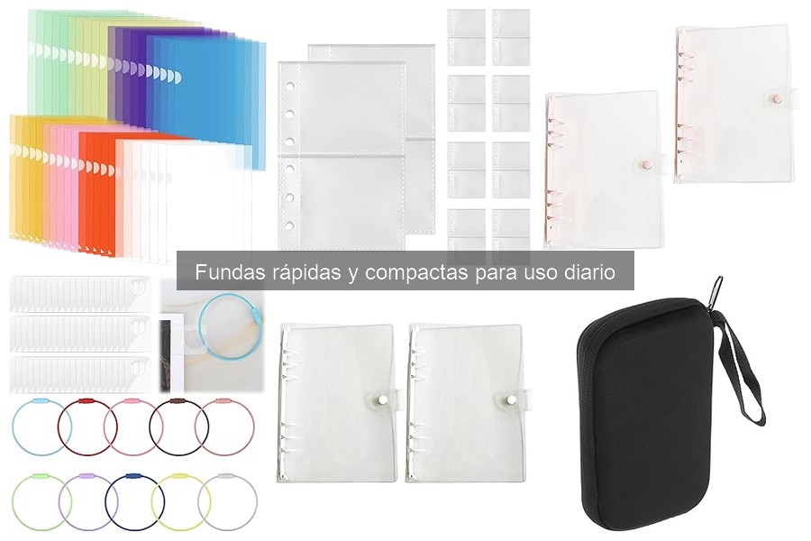 Tipos de fundas rápidas y compactas para el día a día