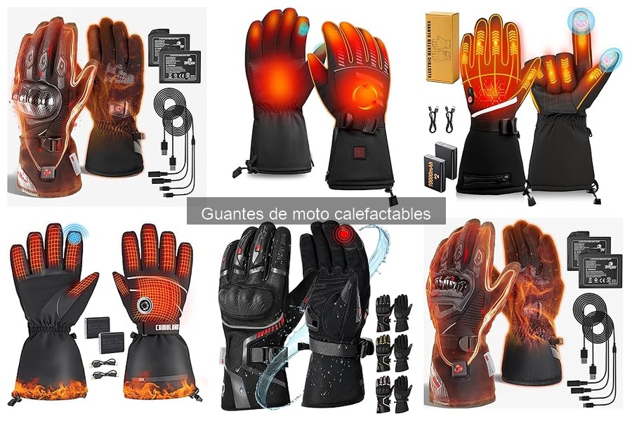 Tipos de guantes de moto calefactables: Comparativa y características