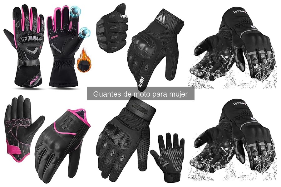 Tipos de guantes de moto para mujer: guía completa