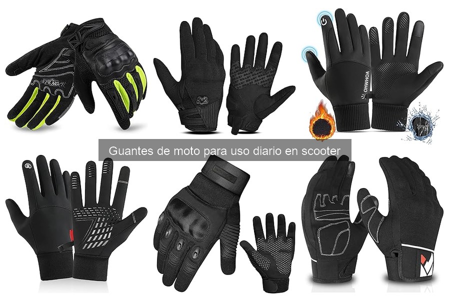 Tipos de guantes de moto para scootistas: guía completa