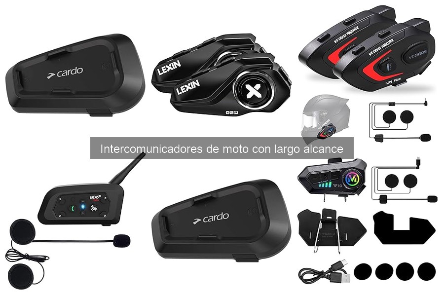 Tipos de intercomunicadores de moto: Bluetooth y más