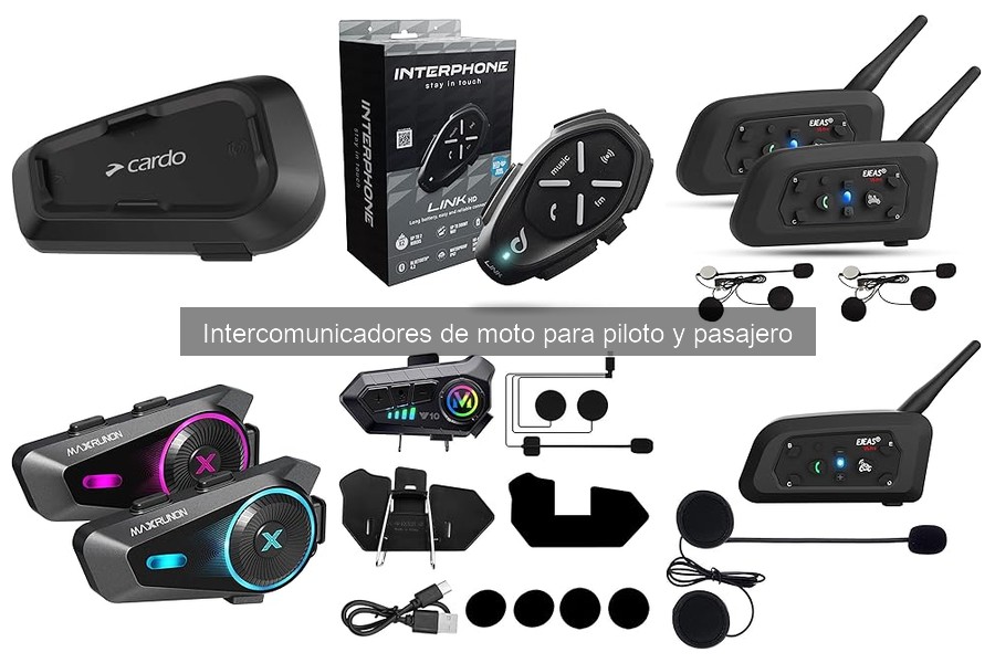 Tipos de intercomunicadores de moto: guía completa