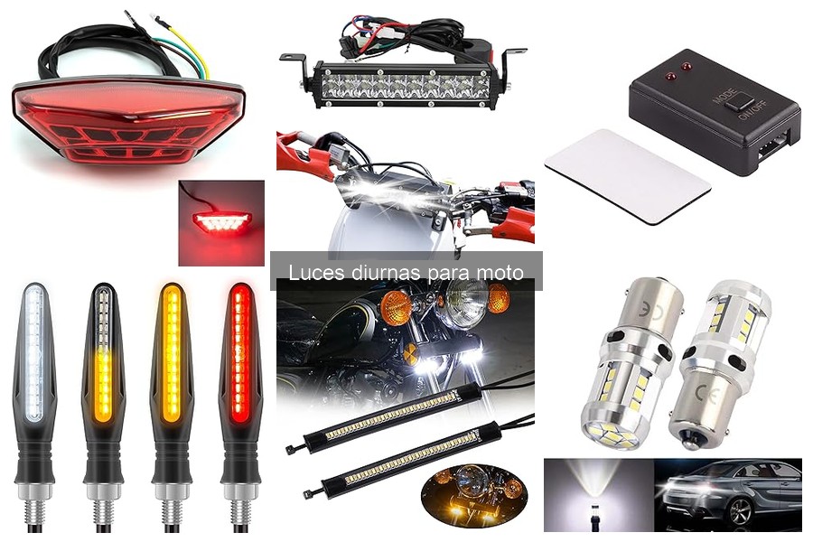 Tipos de luces diurnas para moto: beneficios y opciones