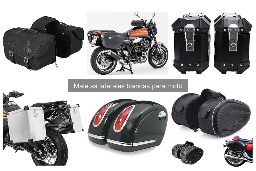 Tipos de maletas laterales blandas para moto: guía completa