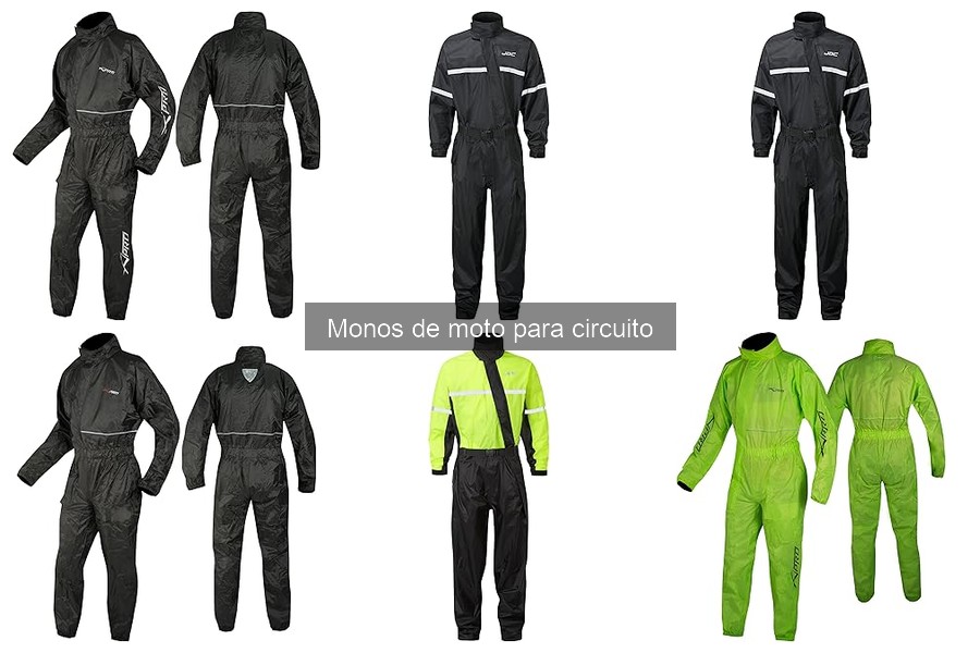 Tipos de monos de moto para circuito: características y ventajas