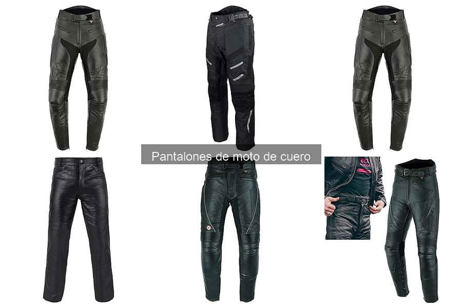 Tipos de pantalones de moto de cuero: guía completa