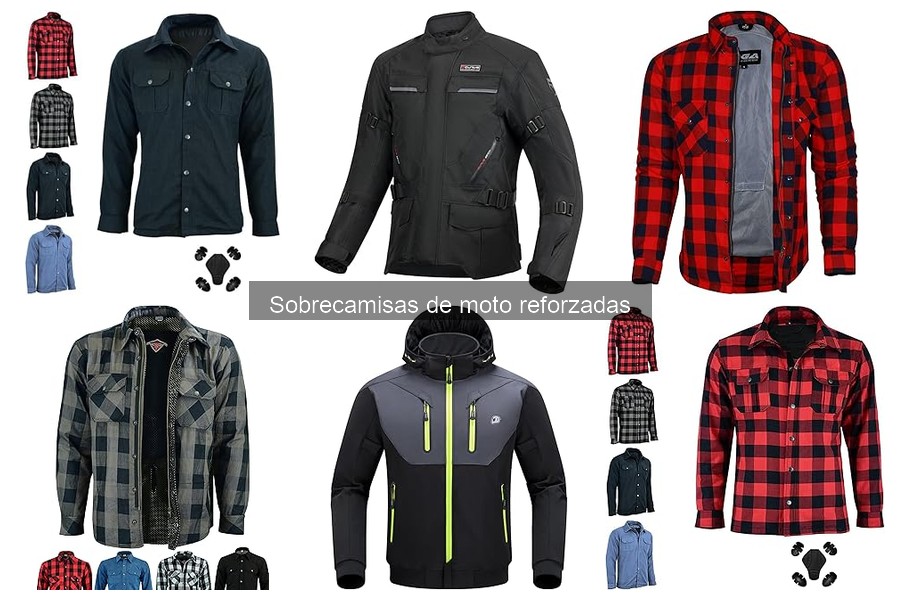 Tipos de Sobrecamisas de Moto Reforzadas: Opciones y Materiales