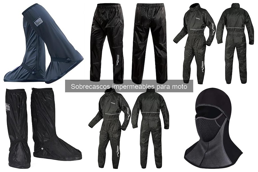 Tipos de sobrecascos impermeables para moto: Guía completa
