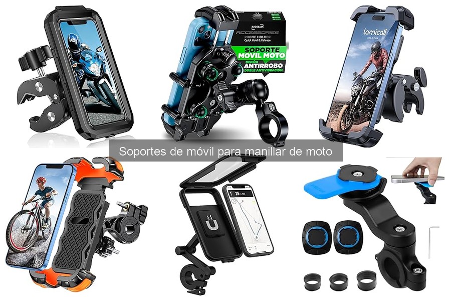 Tipos de Soportes de Móvil para Manillar de Moto