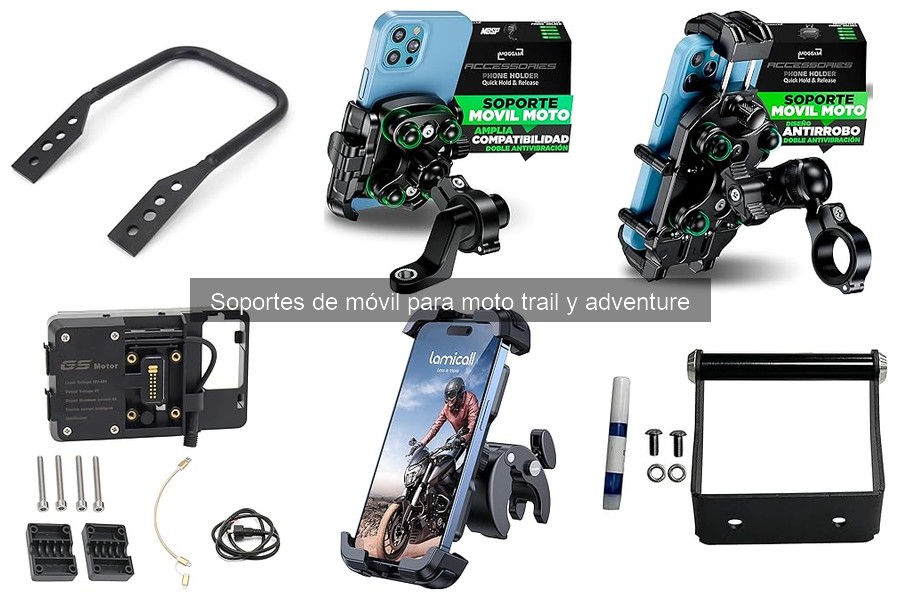 Tipos de soportes de móvil para moto: guía y características