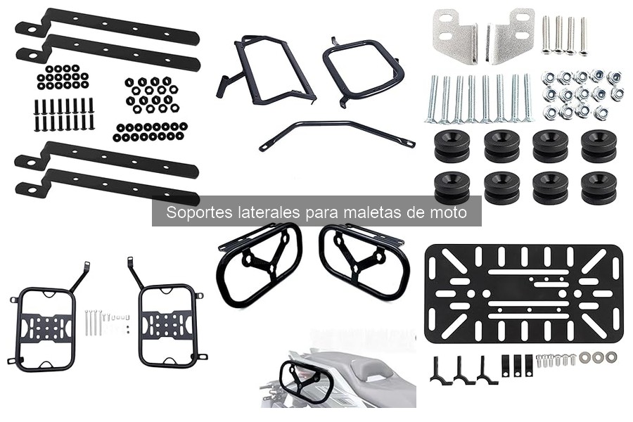 Tipos de soportes laterales para maletas de moto: guía completa