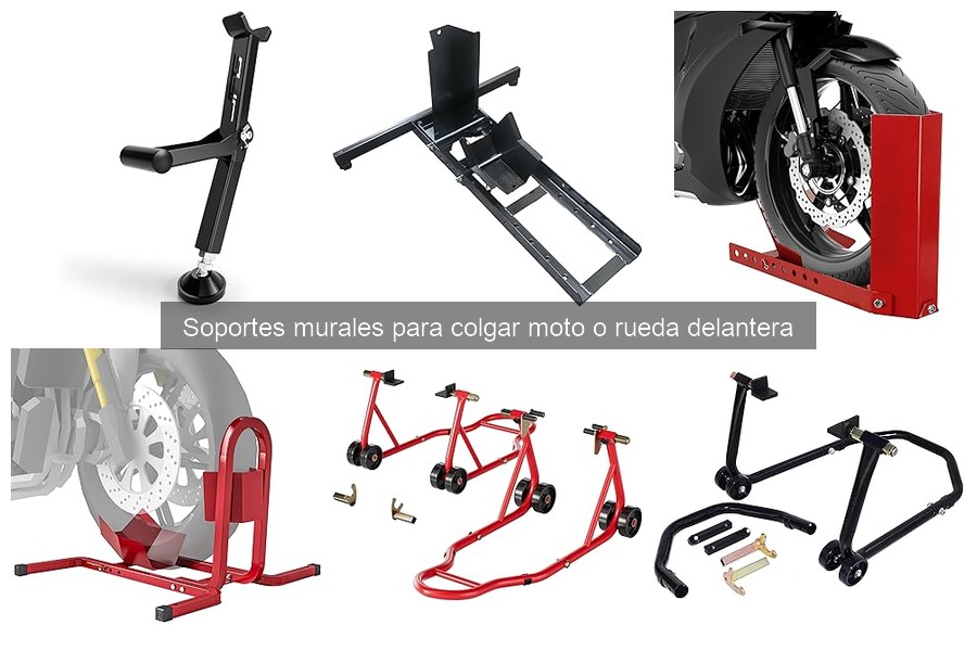 Tipos de soportes murales para colgar motos: guía práctica