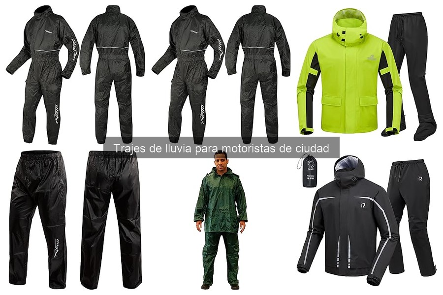 Tipos de trajes de lluvia para motoristas: guía completa