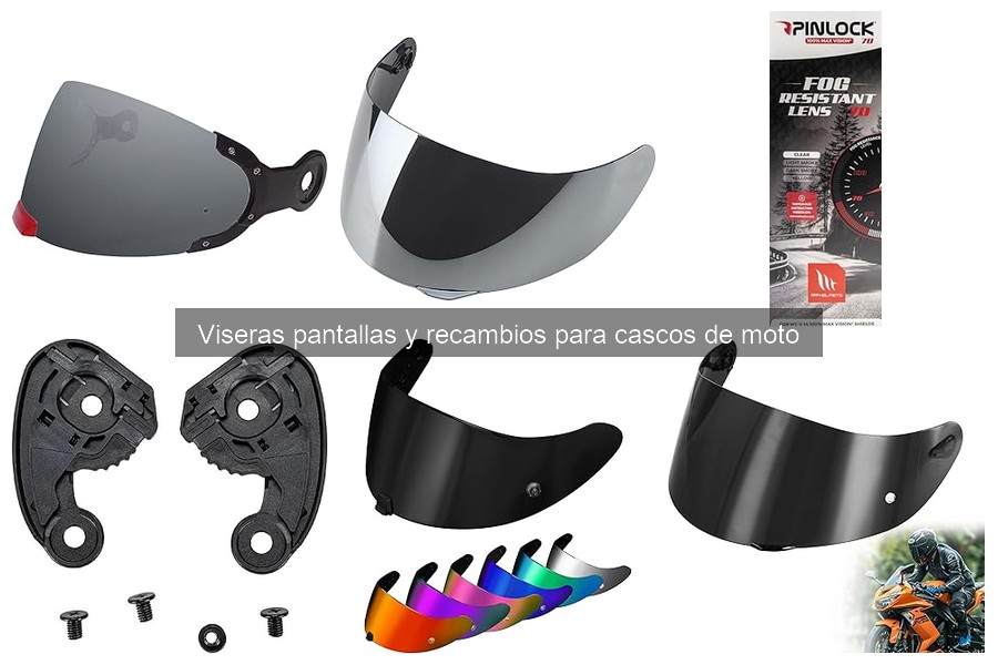Tipos de viseras para cascos de moto: guía completa