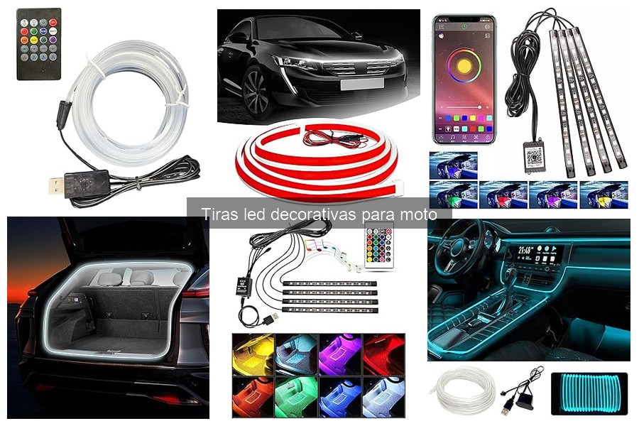 Tiras LED decorativas para motos eléctricas: Guía de compatibilidad