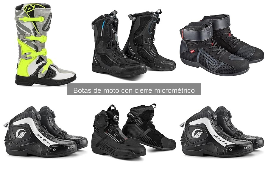 Todo sobre botas de moto con cierre micrométrico