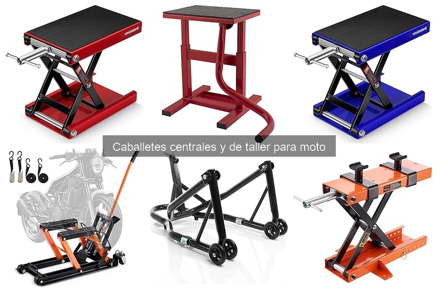 Todo sobre el caballete central para moto: función y ventajas