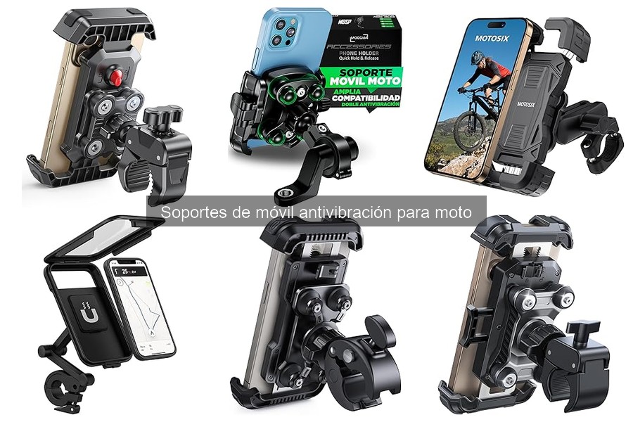 Todo sobre el soporte de móvil antivibración para moto