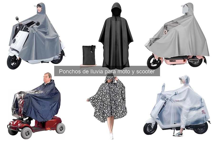 Todo sobre los ponchos de lluvia para moto y scooter