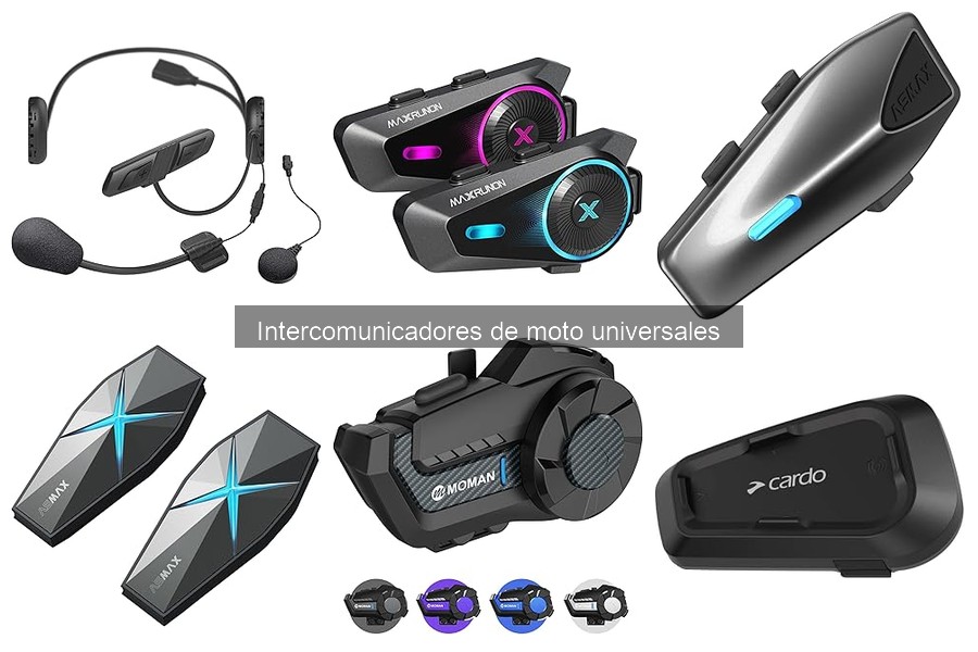 Usos adicionales de intercomunicadores de moto universales