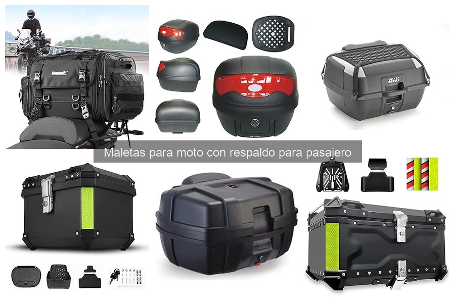 Ventajas de Maletas con Respaldo para Pasajeros en Motos