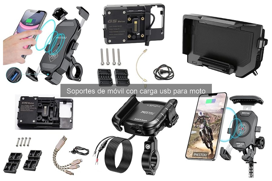 Ventajas de un soporte de móvil con carga USB en moto