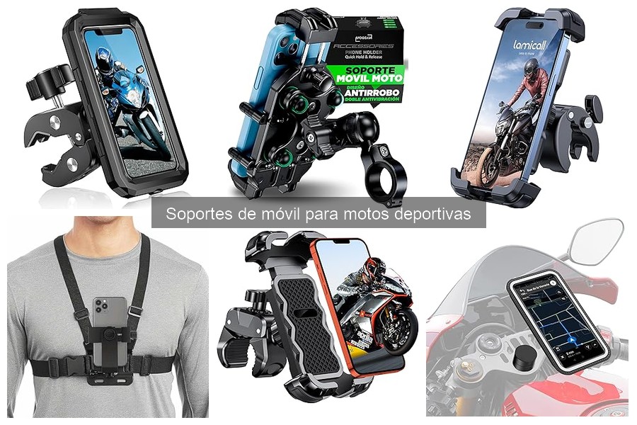 Ventajas de un soporte de móvil en motos deportivas