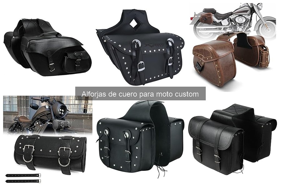 Ventajas de usar alforjas de cuero para moto custom