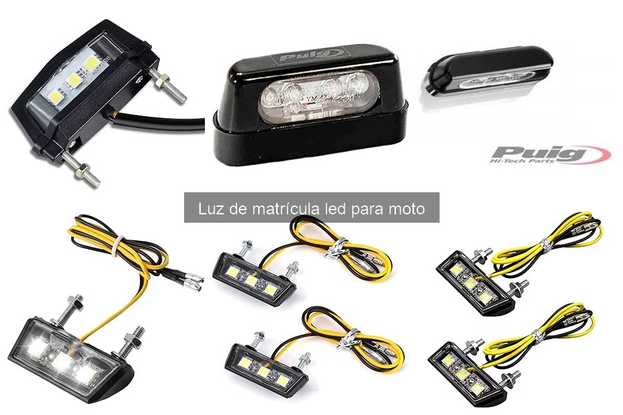 Ventajas de Usar Luces de Matrícula LED en Motos