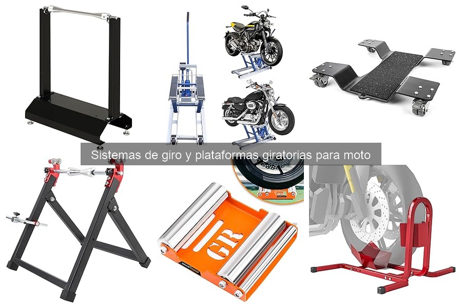 Ventajas de Usar Plataformas Giratorias en Motos