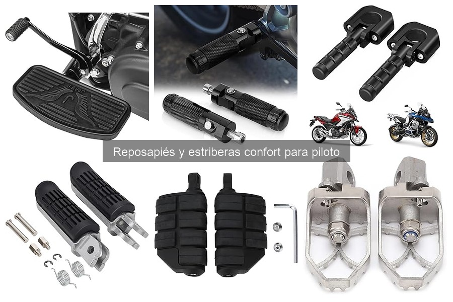 Ventajas de Usar Reposapiés y Estriberas Confort en Motos