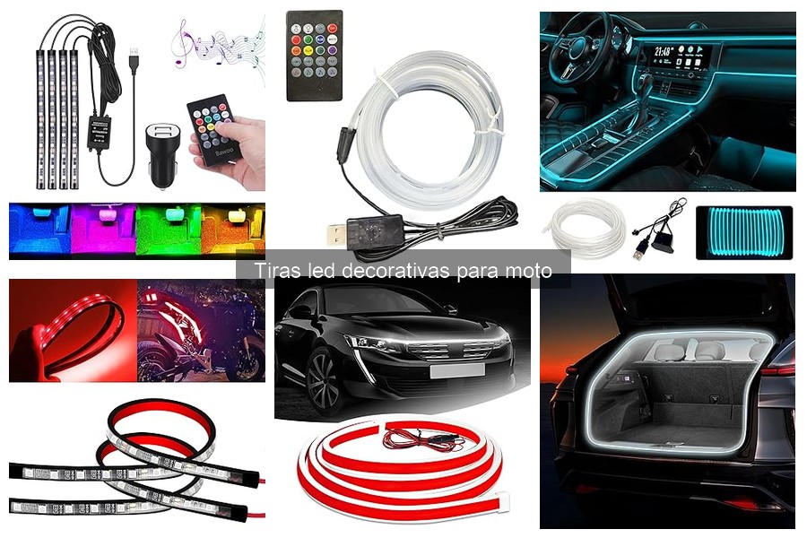 Ventajas de usar tiras LED decorativas en motos