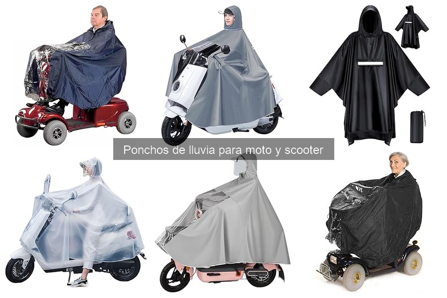 Ventajas del poncho de lluvia para moto y scooter