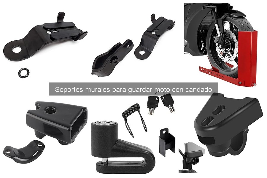 Ventajas del soporte mural para moto con candado