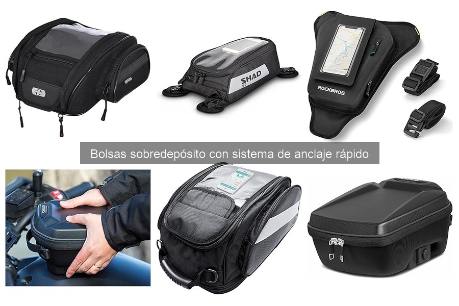 Ventajas y desventajas de bolsas sobredepósito con anclaje rápido