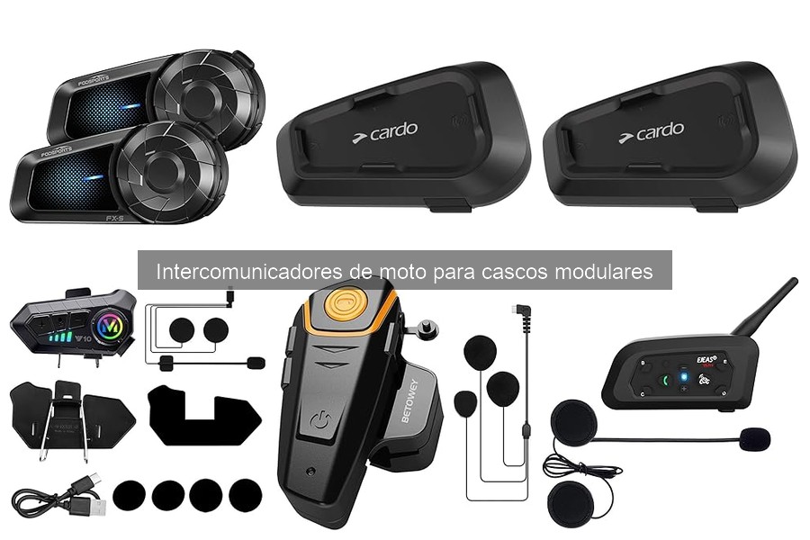 Ventajas y desventajas de intercomunicadores en cascos modulares