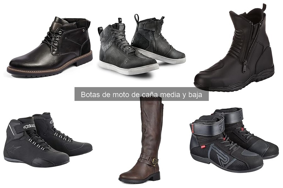Ventajas y desventajas de las botas de moto de caña baja