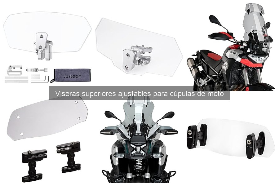 Ventajas y desventajas de las viseras ajustables para motos