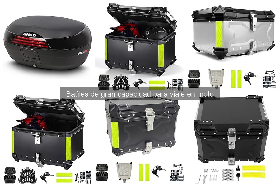 Ventajas y desventajas de los baúles de gran capacidad para moto