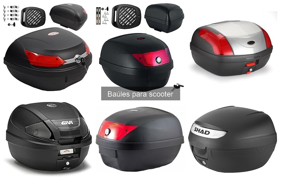 Ventajas y desventajas de los baúles para scooter