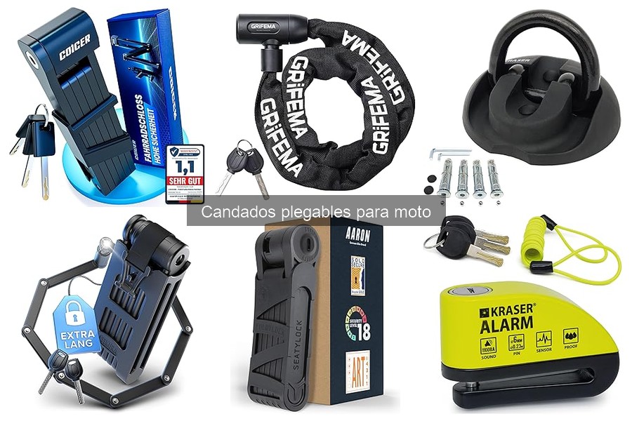 Ventajas y desventajas de los candados plegables para moto