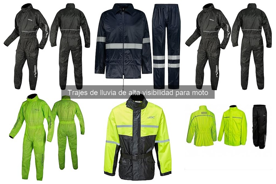 Ventajas y desventajas de los trajes de lluvia de alta visibilidad