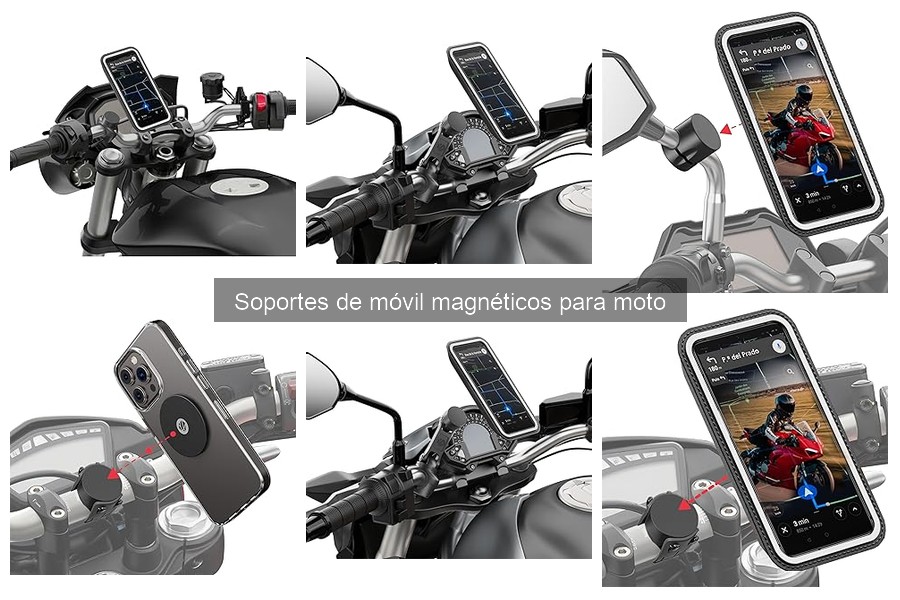 Ventajas y Desventajas de Soportes de Móvil Magnéticos para Moto